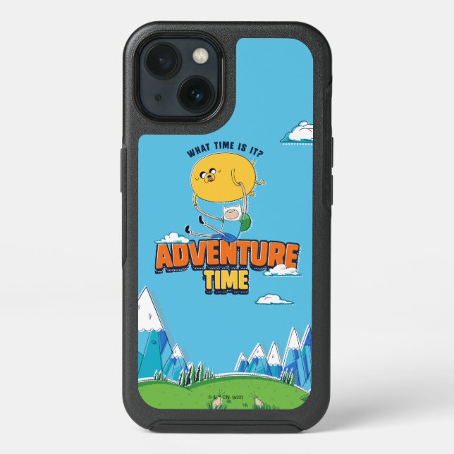 Adventure Time | Jake Floating With Finn Otterbox iPhone Case (Back)