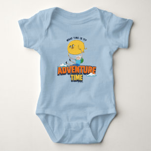 Adventure Time Jake Floating With Finn T-Shirt Baby Bodysuit