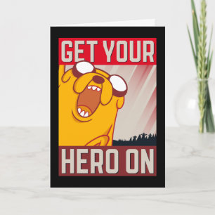Adventure Time Jake "Get Your Hero On" Card