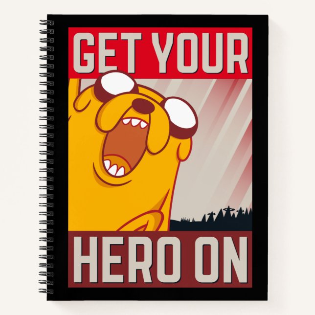 Adventure Time | Jake "Get Your Hero On" Notebook (Front)