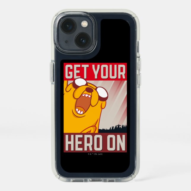 Adventure Time | Jake "Get Your Hero On" Speck iPhone 13 Case (Front)