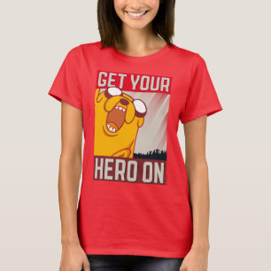Adventure Time   Jake "Get Your Hero On" T-Shirt