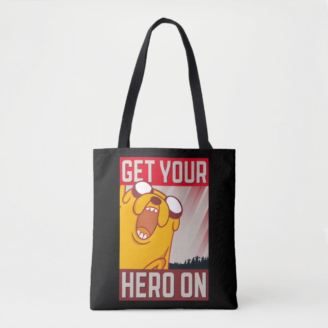Adventure Time | Jake "Get Your Hero On" Tote Bag (Front)