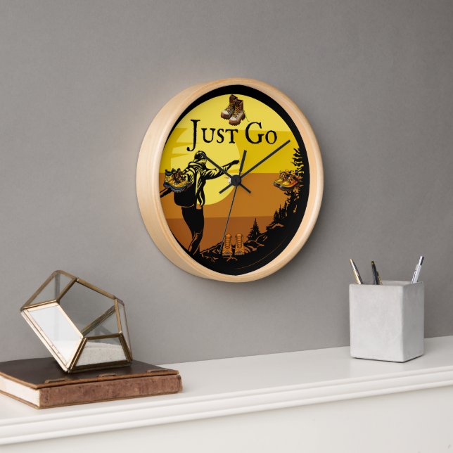 Adventure Time "Just Go" Clock (Office)