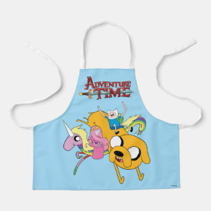 Adventure Time Lady, Bubblegum, Finn, & Jake Apron