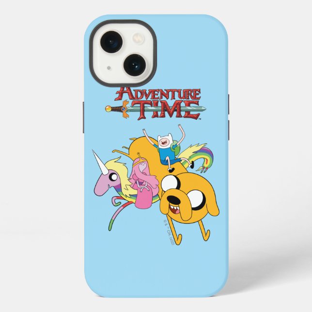 Adventure Time | Lady, Bubblegum, Finn, & Jake Iphone Case (Back)