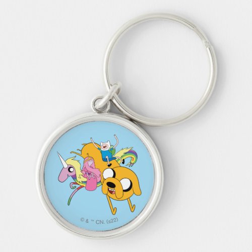 Adventure Time  Lady Bubblegum Finn  Jake Keychain