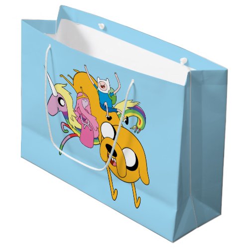 Adventure Time  Lady Bubblegum Finn  Jake Large Gift Bag