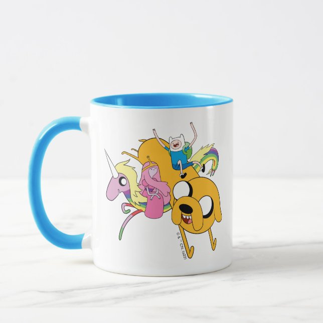 Adventure Time | Lady, Bubblegum, Finn, & Jake Mug (Left)