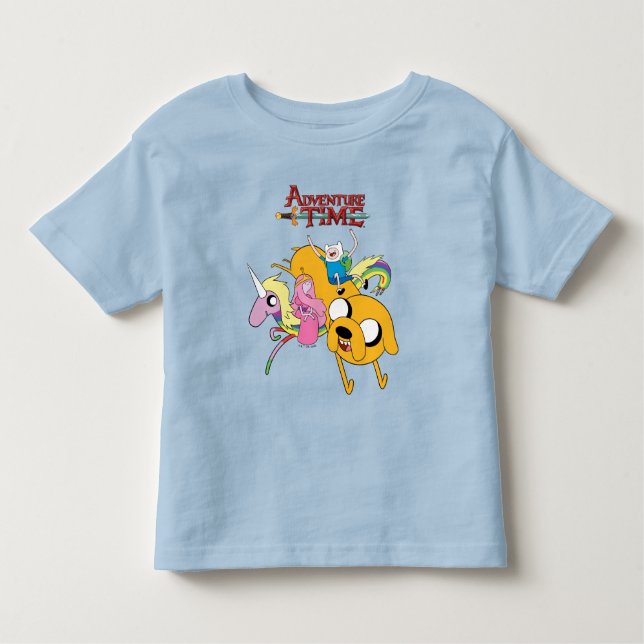 Adventure Time | Lady, Bubblegum, Finn, & Jake T-S Toddler T-shirt (Front)