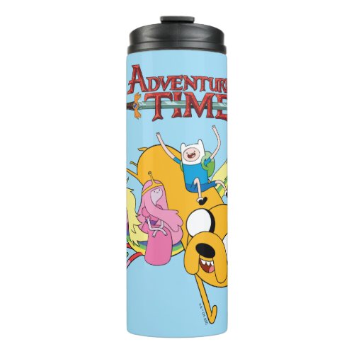 Adventure Time  Lady Bubblegum Finn  Jake Thermal Tumbler