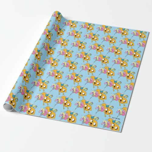 Adventure Time  Lady Bubblegum Finn  Jake Wrapping Paper