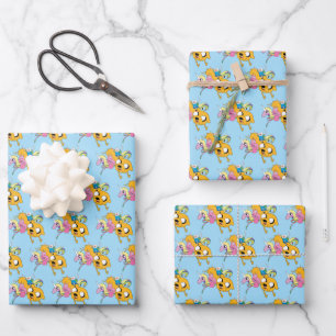 Adventure Time Lady, Bubblegum, Finn, & Jake Wrapping Paper Sheets