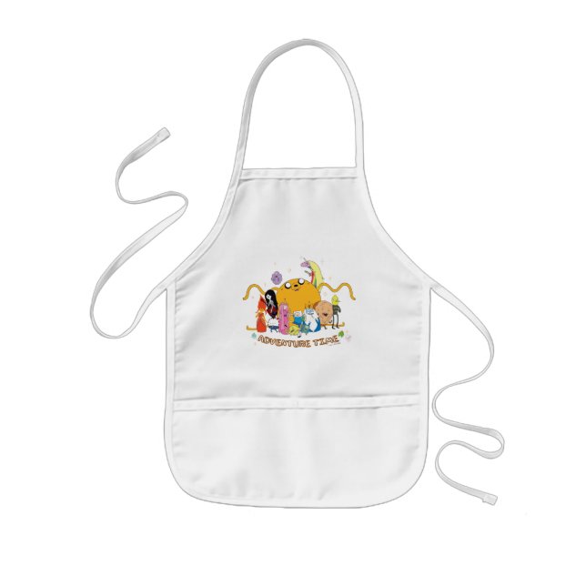 Adventure Time | Large Jake Group Graphic Kids' Apron (Front)