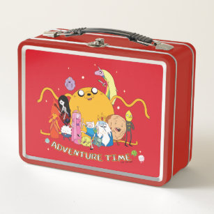 Adventure Time   Large Jake Group Graphic Metal Lunch Box