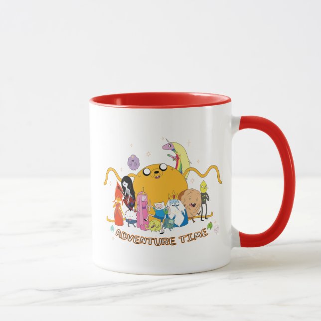 Adventure Time | Large Jake Group Graphic Mug | Zazzle