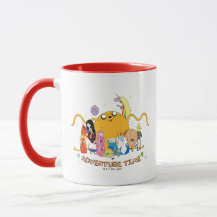 Adventure Time Large Jake Group Graphic Mug