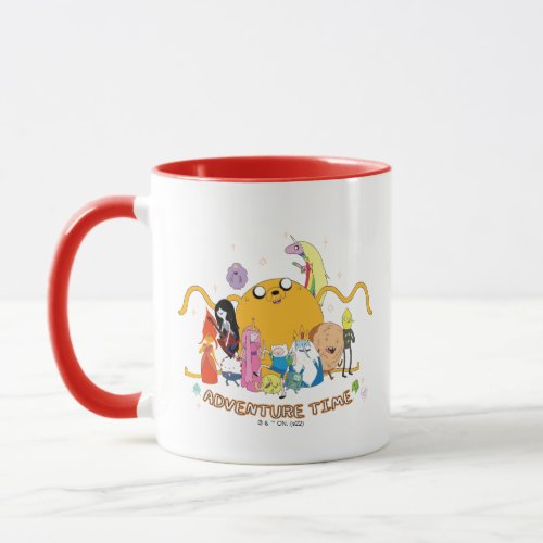 Adventure Time  Large Jake Group Graphic Mug
