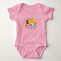 Adventure Time | Large Jake Group Graphic T-Shirt