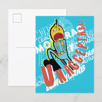 Adventure Time | Lemon Grab "UNACCEPTABLE" Postcard