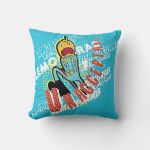 Adventure Time Lemon Grab "UNACCEPTABLE" Throw Pillow