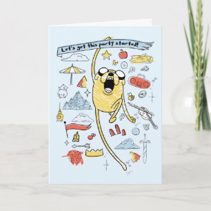 Adventure Time   "Party" Jake Sketch Card