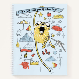Adventure Time   "Party" Jake Sketch Notebook