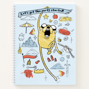 Adventure Time   "Party" Jake Sketch Notebook