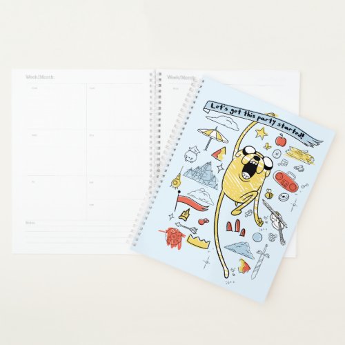 Adventure Time  Party Jake Sketch Planner