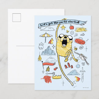 Adventure Time | "Party" Jake Sketch Postcard