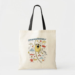 Adventure Time   "Party" Jake Sketch Tote Bag