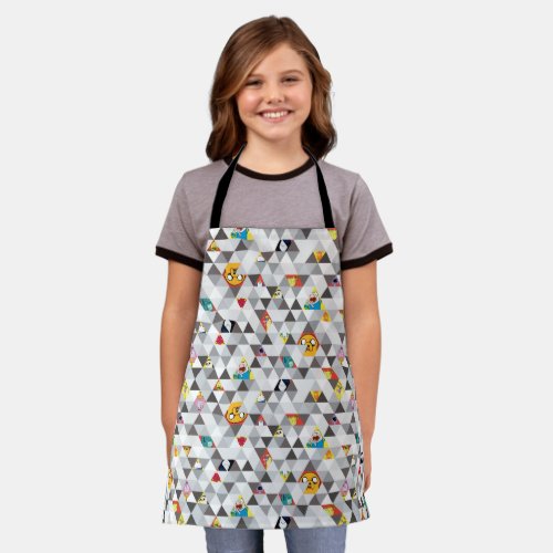 Adventure Time  Triangular Character Pattern Apron