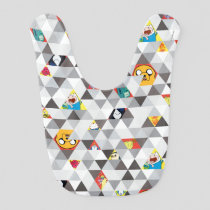 Adventure Time | Triangular Character Pattern Baby Bib