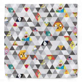 Adventure Time | Triangular Character Pattern Bandana