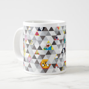 Adventure Time   Triangular Character Pattern Giant Coffee Mug