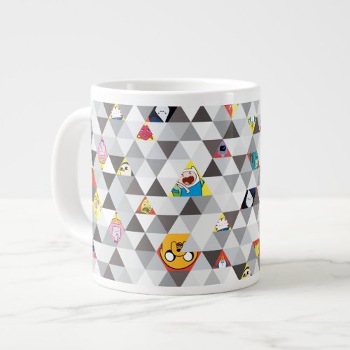 Adventure Time  Triangular Character Pattern Giant Coffee Mug