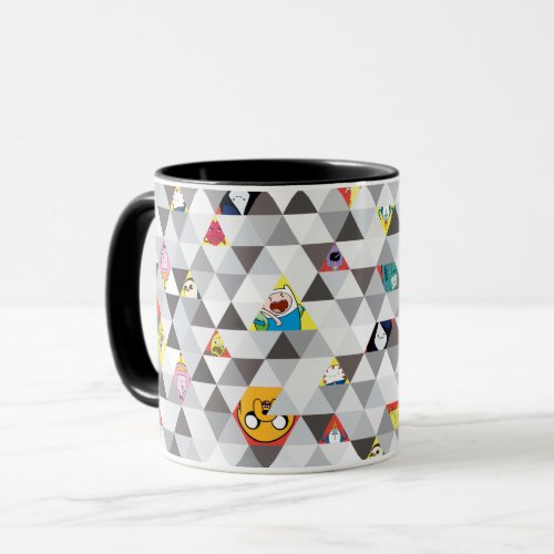 Adventure Time  Triangular Character Pattern Mug