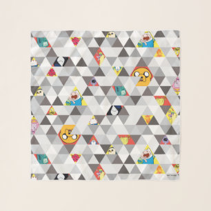 Adventure Time   Triangular Character Pattern Scarf