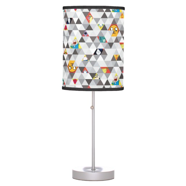 Adventure Time | Triangular Character Pattern Table Lamp (Front)