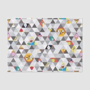 Adventure Time   Triangular Character Pattern Tissue Paper