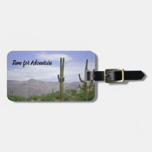 Adventure Travel Arizona Saguaro Cactus Southwest Luggage Tag