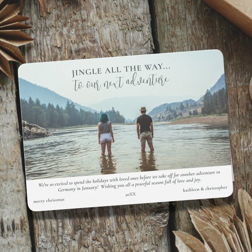 Adventure Travel Photos Collage Christmas  Holiday Card