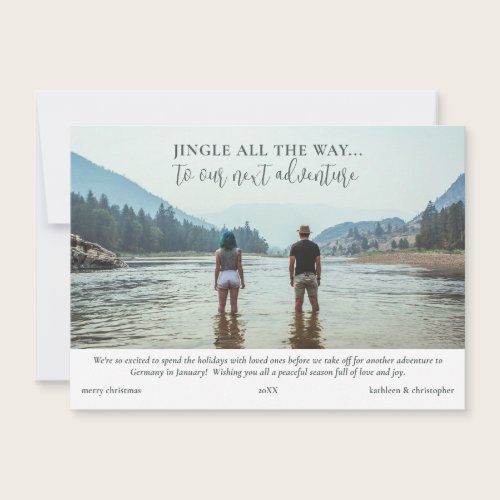 Adventure Travel Photos Collage Christmas Holiday Card Adventure Travel Photos Collage Christmas Holiday Card
