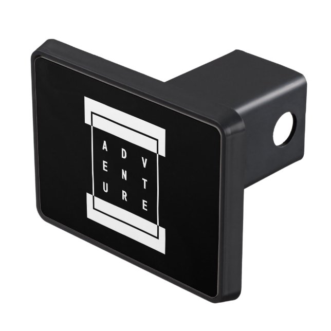 Adventure Typo Hitch Cover (Top Right)