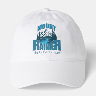 Adventure Typography Mount Rainier | Word Art Desi Hat