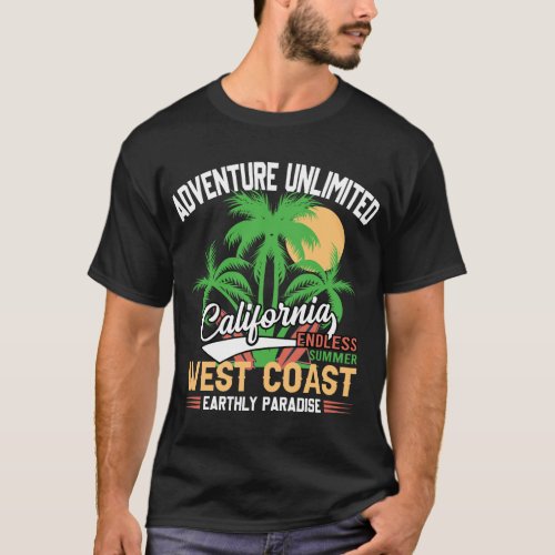 Adventure_Unlimited_California_tshirt T_Shirt