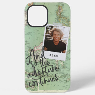 Adventure vintage map stylish retro photo Case-Mat iPhone 12 Pro Max Case