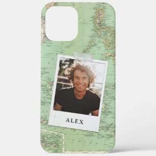 Adventure vintage map stylish retro photo iPhone 12 pro max case