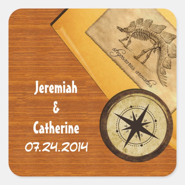 Adventure Wedding Stickers (Front)