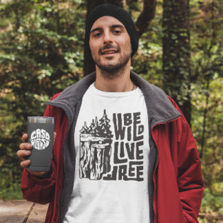 Adventure Wild Free Camping Explore Nature Outdoor T-Shirt